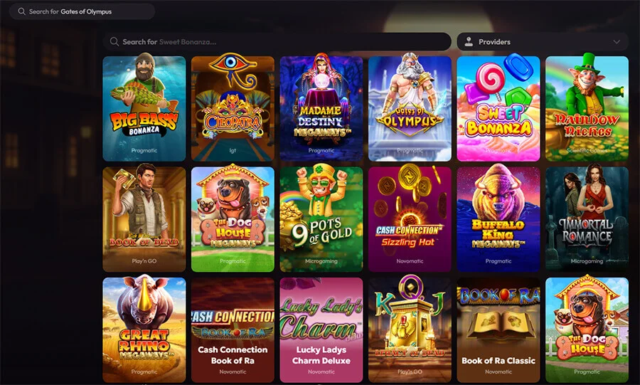 Plataforma do Madcasino